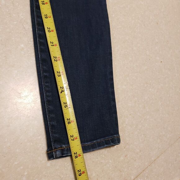 Madewell Jeans 26 9" High Rise Skinny Dark Wash Style - Picture 10 of 10